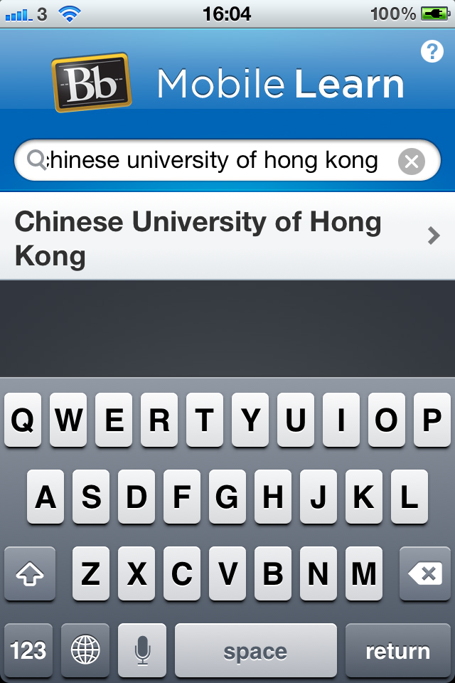 Choose CUHK to get into the Mobile Learn for our University 